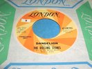 ROLLING STONES Dandelion 45 Orig London Orange Swirl PROMO NM- Beauty