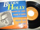 RARE FRENCH EP BUDDY HOLLY/PEGGY SUE/CORAL 94606 VG++ EX- 