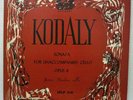 JANOS STARKER Kodaly Period 510 LP Solo Cello Sonata  Original  Press Excellent