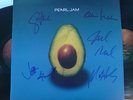 PEARL JAM AVACADO FULLY SIGNED VINYL  LP BY 5. EDDIE VEDDER