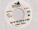 BARRY WHITE : All In The Run Of A Day (Bronco 2056) Orig Northern Soul 45 LISTEN