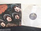THE BEATLES. RUBBER SOUL. 1965 MONO LP. PARLOPHONE YELLOW & BLACK LABEL. EX/EX