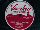 pc78-Blues-Veejay 100-Jimmy Reed-first record- VERY RARE