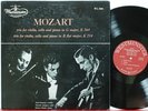 Westminster WL 5284 Fournier, Janigro, Badura-Skoda, Mozart trios K. 564, 254