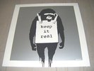 LIMITED BANKSY ART COVER 12” DJDM SILVER VERSION / LIMITED. ED. 0539/1000