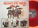 BEATLES No.5 JAPAN ODEON ISSUE RED WAX LP NR