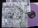 NOFX The Longest Line orig 1992 Punk LP Purple Vinyl Original with INSERT