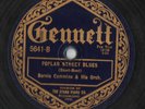 Rare Jazz 78 Bernie Cummins & his Orchestra Gennett 5641 Poplar Street Blues Pie