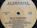 A.U.T.H.O.R.I.T.Y. Key To Your Shackles CRAZY RARE Detroit ELECTRO Rap BOMB Hear