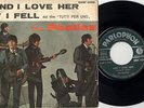 RARE ITALIAN Beatles Single 1964 And I love her QMSP Parlophon Green Label Italy