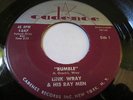 LINK WRAY AND HIS WARY MEN RUMBLE 45 ORIG CADENCE 1958 ROCK N ROLL INSTRUMENTAL