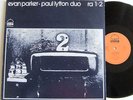 Evan Parker Paul Lytton duo RA 1+2  1976 Ring 01016lp*