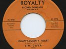 Very Rare Teen 45 - Jim Cava - Humpty Dumpty Heart - HEAR - Royalty # R-1011