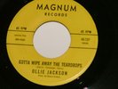 Ollie Jackson Day my heart stood still / Gotta wipe away the teardrops Magnum