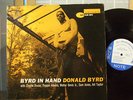 DONALD BYRD LP BYRD IN HAND ORIGINAL BLUE NOTE MONO 47 W 63rd NY RVG VG++