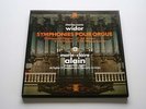 WIDOR symp. pour orgue organ Erato  boxset    EXCELLENT  classical Vinyl  LP
