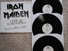 IRON MAIDEN LIVE AT DONINGTON UK 3 LP SET NUMBERED 6870 kiss acdc metallica