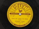 78 rpm Rockabilly Johnny Cash Sun 279 in E-