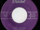 CAPITOL rockabilly 45  BOBBY LOUIS - Adult Western  NICE