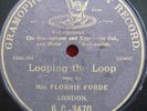 Rare FLORRIE FORDE 1903 G&T Looping the Loop  Music Hall