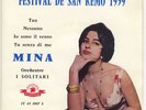 MINA SAN REMO RARE FRENCH EP FESTIVAL IT 45 1007S