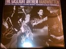 THE GASLIGHT ANTHEM - Handwritten Blue Vinyl LP SIGNED AUTOGRAPHED by FULL BAND