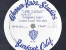 HUMPHREY BOGART LAUREN BACALL INTERVIEW Film Noir LP TRANSCRIPTION DARK PASSAGE