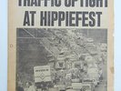 WOODSTOCK FESTIVAL ORIG NY DAILY NEWS AUGUST 16,1969 NEWSPAPER RARE COMPLETE
