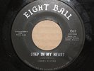 JAMES RIVERS Deep In My Heart CRYING BLUES New Orleans R&B 45 on EIGHT-BALL 1861