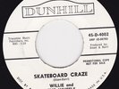 Surf Car Drag Garage Rocker 45 - WILLIE And The WHEELS - Skateboard Craze