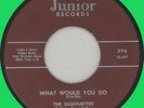 SILHOUETTES What Would You Do 45rpm Junior 1958 1st press