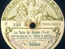 (R) VIGLIONE-BORGHESE/GILION Opera 78rpm Fonotipia 92663|4 Forza-Deserto/Solenne