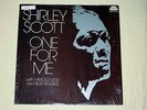 SHIRLEY SCOTT   One For Me.  Nice original 1974 Strata-East jazz LP in shrink