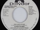 70's Soul 45 GLORIA GAYNOR This Love Affair POLYDOR DJ HEAR