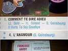 RARE French EP 45t BIEM (7') Francoise HARDY (Serge Gainsbourg 1968)