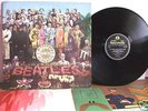 THE BEATLES  SGT PEPPERS LONELY HEARTS CLUB  YEL/BLK 1ST STEREO PRESS NICE COPY
