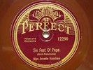 ANNETTE HANSHAW 1st REC0RD - 'SIX FEET OF PAPA' ON PERFECT 12290 BRIAN RUST COPY