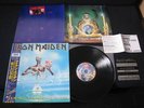 Iron Maiden Seventh Son Japan Vinyl LP w OBI Silver Metal Sticker Sheet