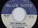 Funk Jazz 45 LOU DONALDSON Who's Making Love BLUE NOTE HEAR