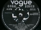 JOHNNY BURNETT Rock'n'Roll Trio  TEAR IT UP / YOU'RE UNDECIDED 7
