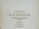 BRAHMS Symphonies 1-4 KLEMPERER EMI SAXF 5001-4 FRENCH BOX SET 4 LP RARE