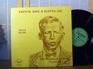 CHARLEY PATTON LP w SIMS & BERTHA LEE HERWIN RECORDS MONO VG++