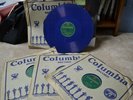 VINTAGE COLUMBIA BLUE ALBANIAN INSTRUMENTAL 78 SPEED RECORDS. CLOSE TO MINT?