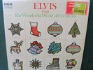 Elvis Presley Sings The WW Of Christmas LP Sticker Photo NM