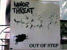MINOR THREAT-Out of Step(83 US Dischord With Black back Cover and lyric Insert)