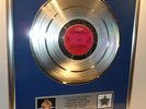 Bonnie Tyler Faster Than The Speed Of Night platin Schallplatte goldene