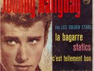 JOHNNY HALLYDAY CON LES GOLDEN STARS -LA BAGARRE1963 -RARE SPANISH EP