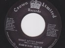 DAVID SEA night after night MOD SOUL BOOGIE 45 on CROWN LTD