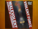 VIOLENT FORCE - Malevolent Assault of Tomorrow EX+ VINYL LP - RR9612