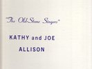 PRIVATE PRESS FOLK LP  JOE AND KATHY ALLISON